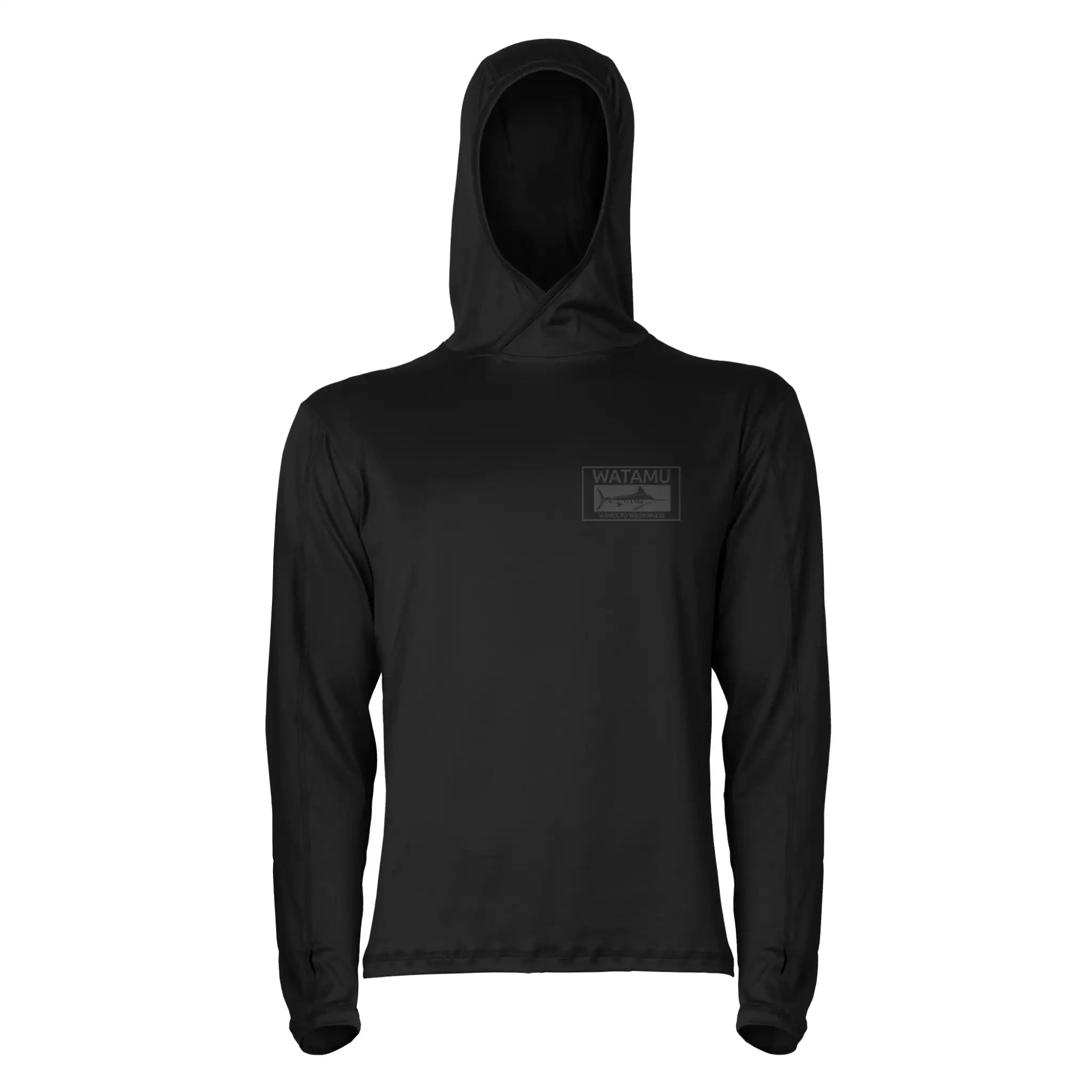Watamu Black Performance Hoody Top