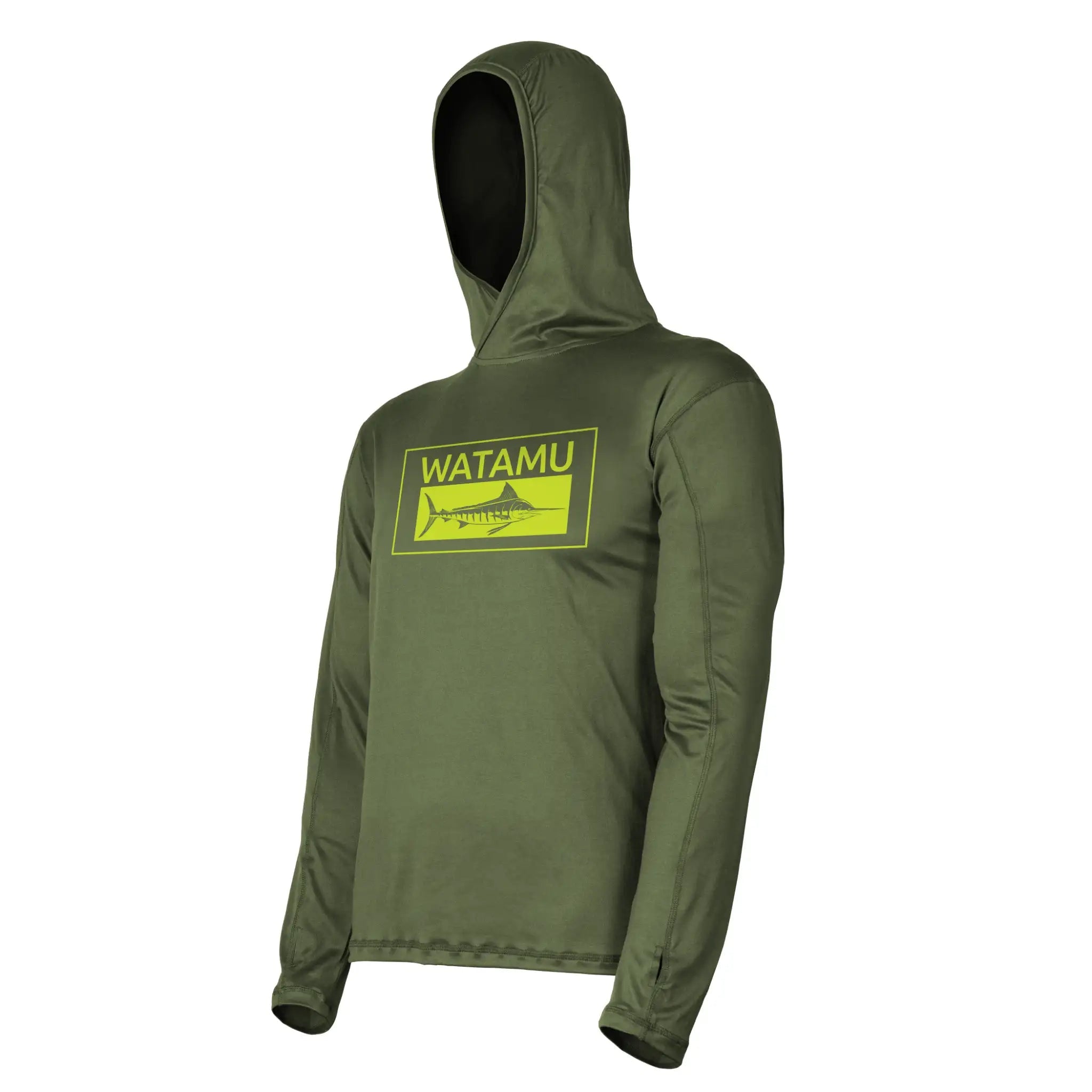 Watamu Olive Performance Hoody Top