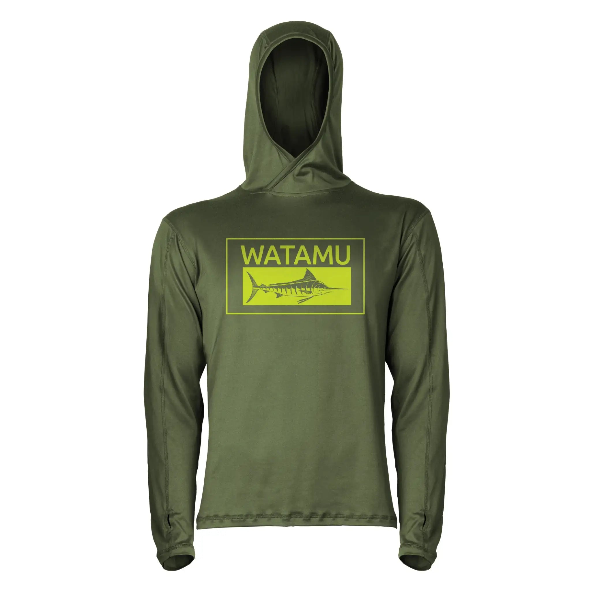 Watamu Olive Performance Hoody Top