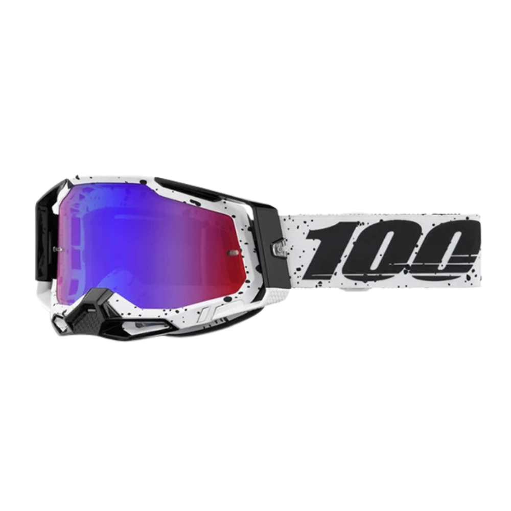 100% Racecraft2 Trinity Red/Blue Mirror Goggle