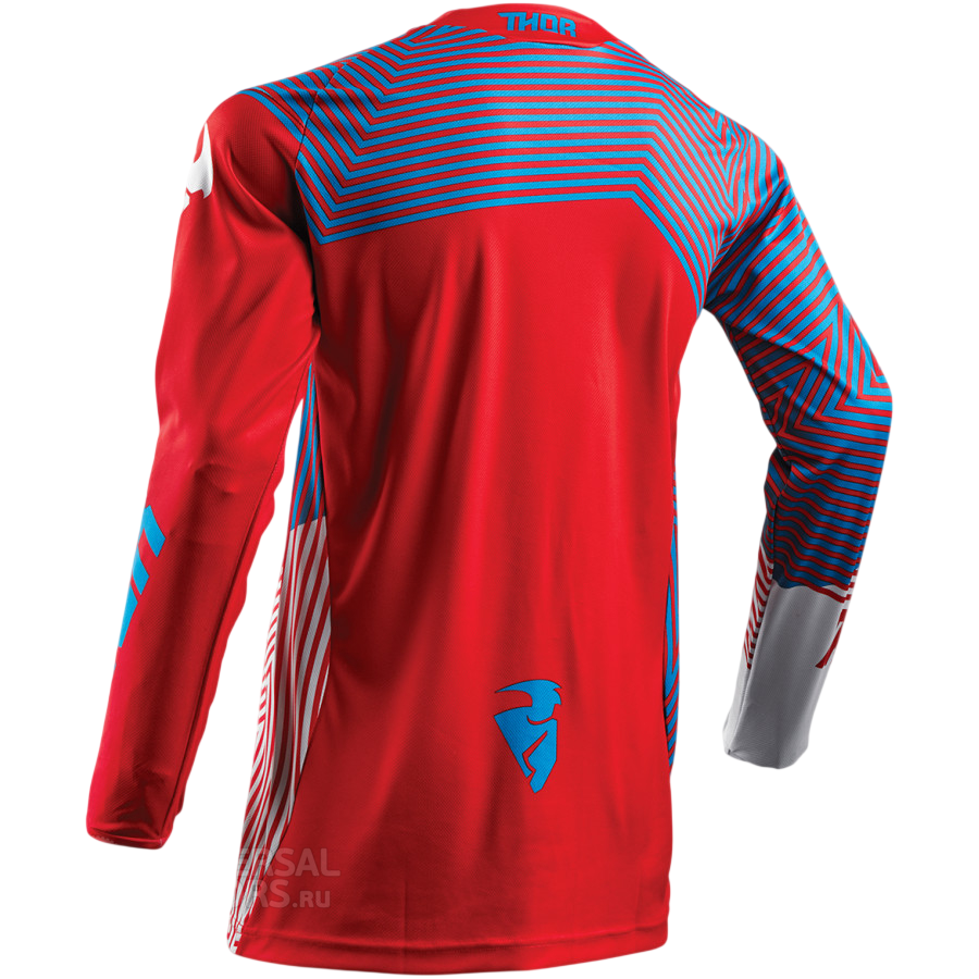 Thor Pulse Geo Red/Blue Jersey