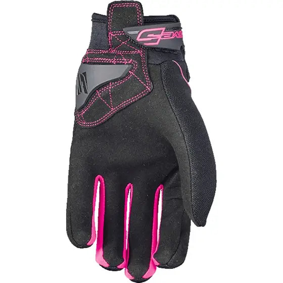 Five Gloves Globe Woman's Black/Pink Gloves
