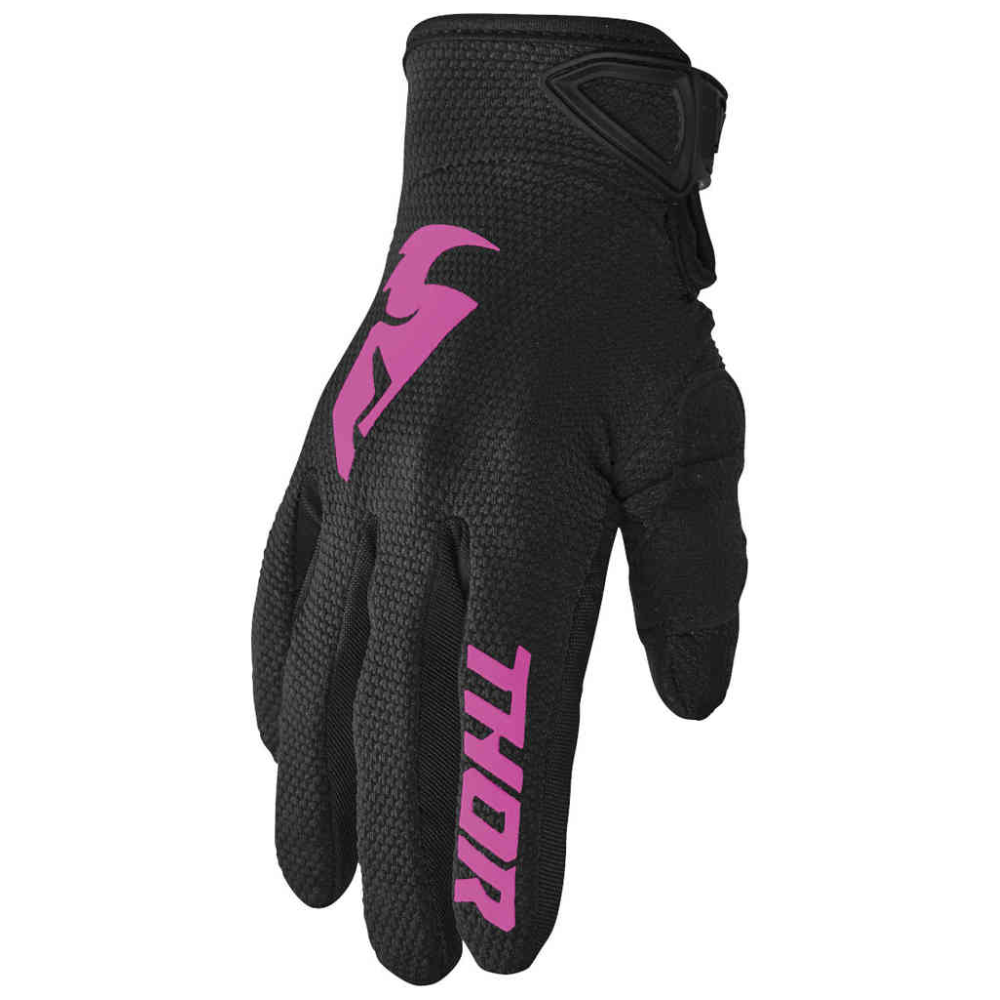 MC Auto: Thor Sector Ladies Black/Pink Gloves