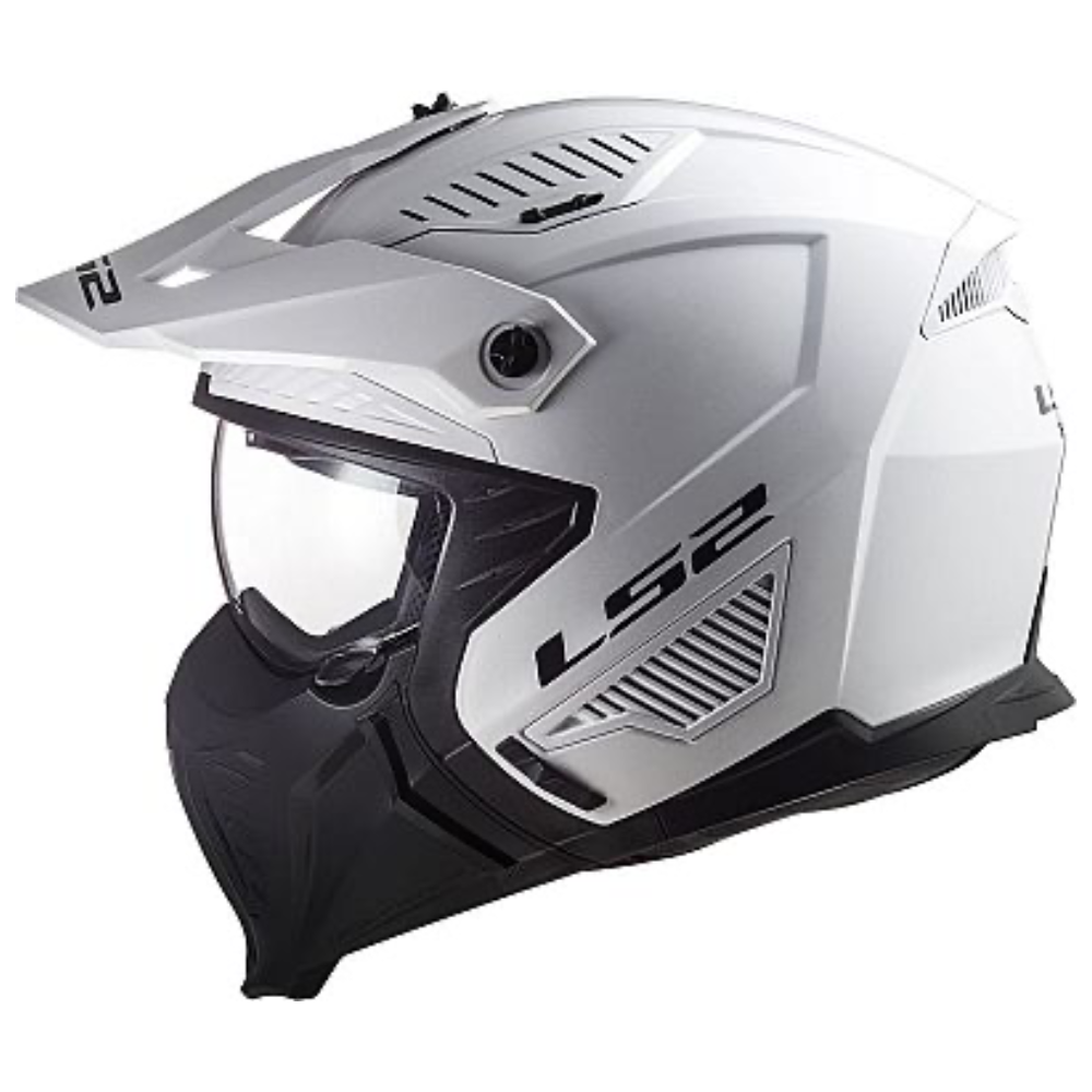 MC Auto: LS2 OF606 Drifter Solid White Helmet