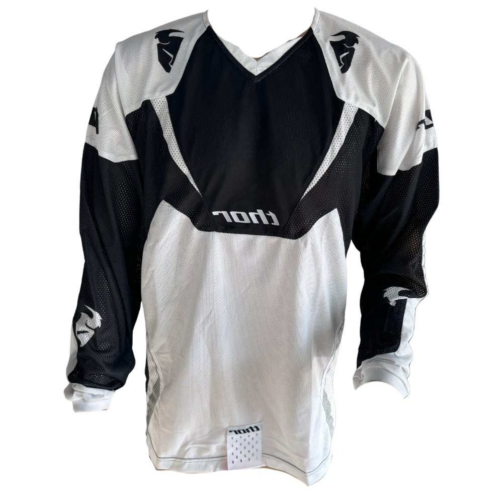 MC Auto: Thor AC Vented Black/White Jersey