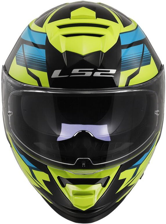 LS2 FF800 Storm II Track Black/Yellow Helmet