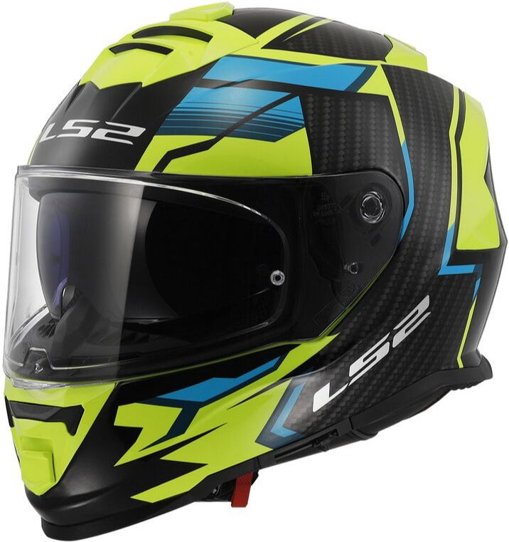 LS2 FF800 Storm II Track Black/Yellow Helmet