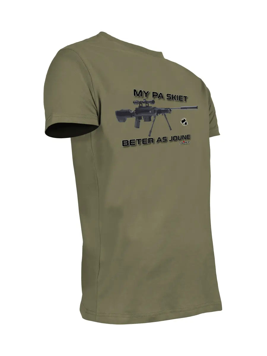 Sniper Africa Khaki Short Sleeve My Pa T-Shirt