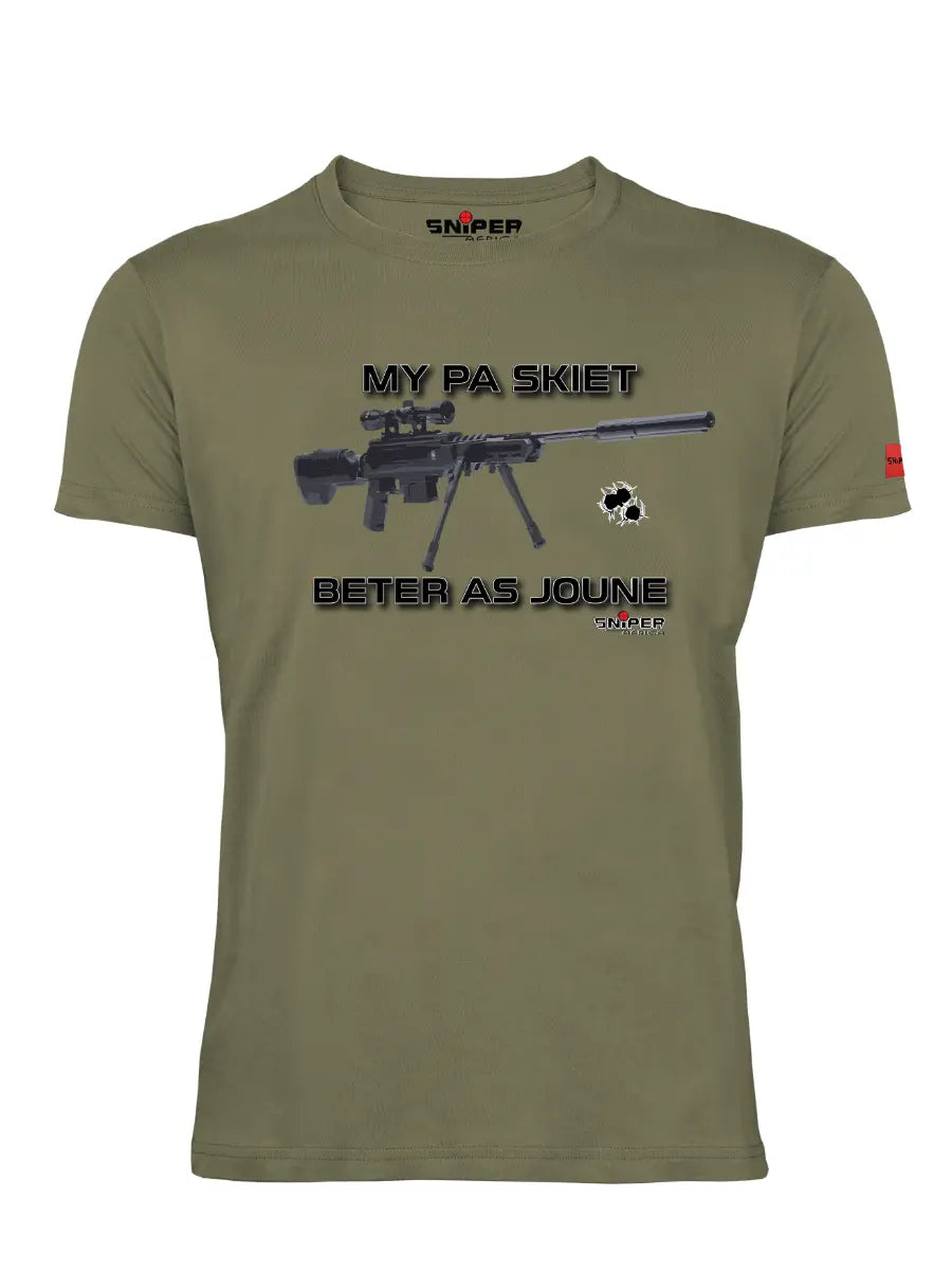 Sniper Africa Khaki Short Sleeve My Pa T-Shirt