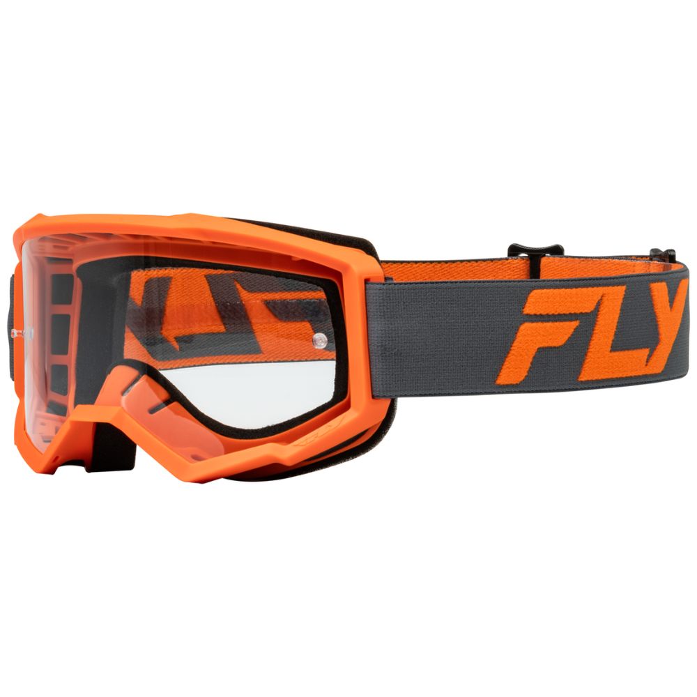 Fly Focus Orange/Charcoal Clear Goggle