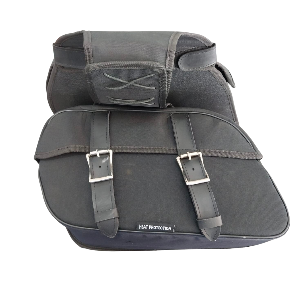 MCA Motorcycle Black 9221 Saddle Bags