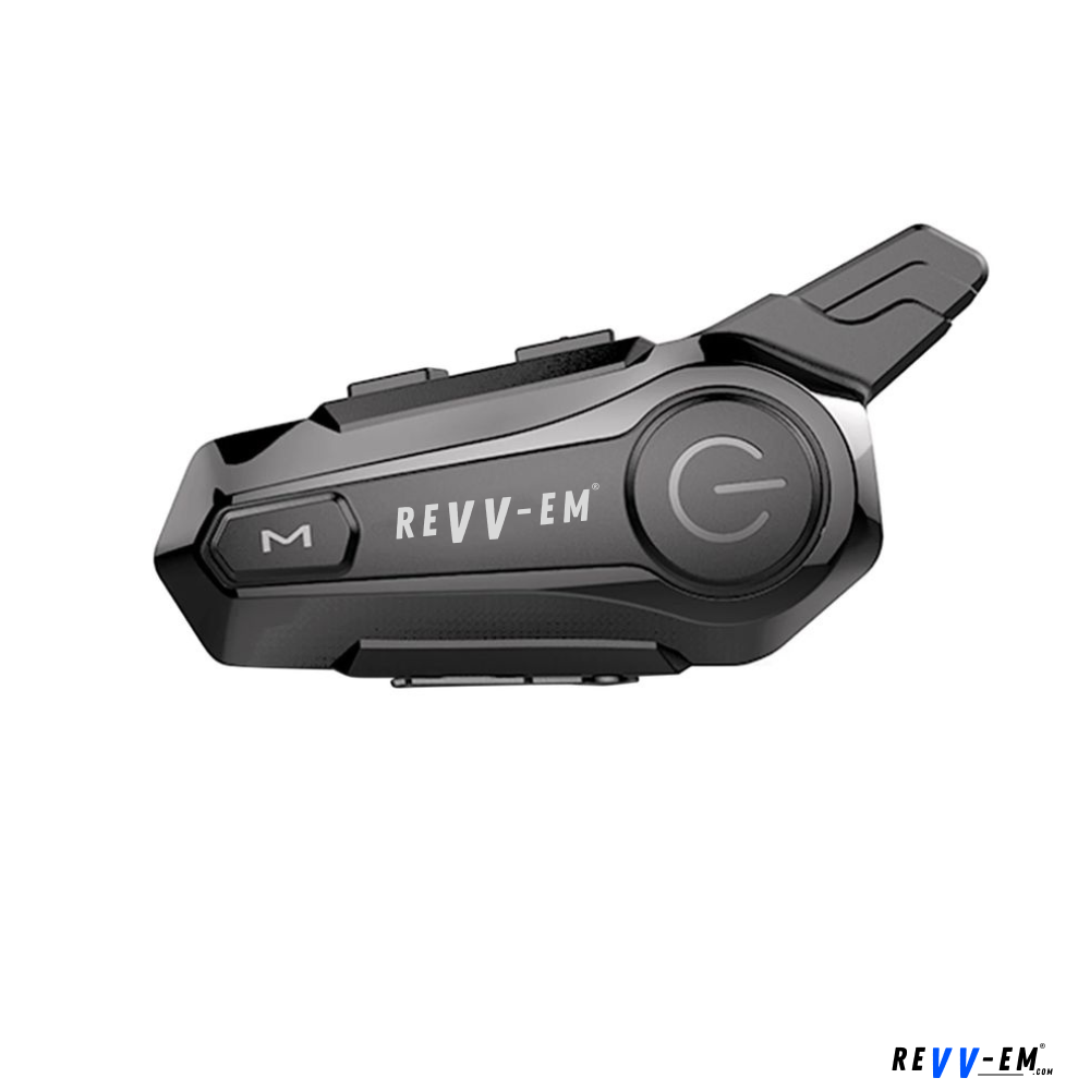 REVV EM Universal Helmet Bluetooth Intercom Headset Kit