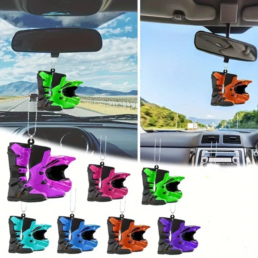 MCA MX Helmet And Boots Acrylic Chain