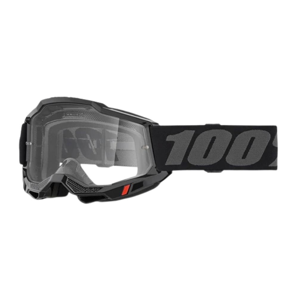 100% Accuri2 OTG Black/Clear Goggle