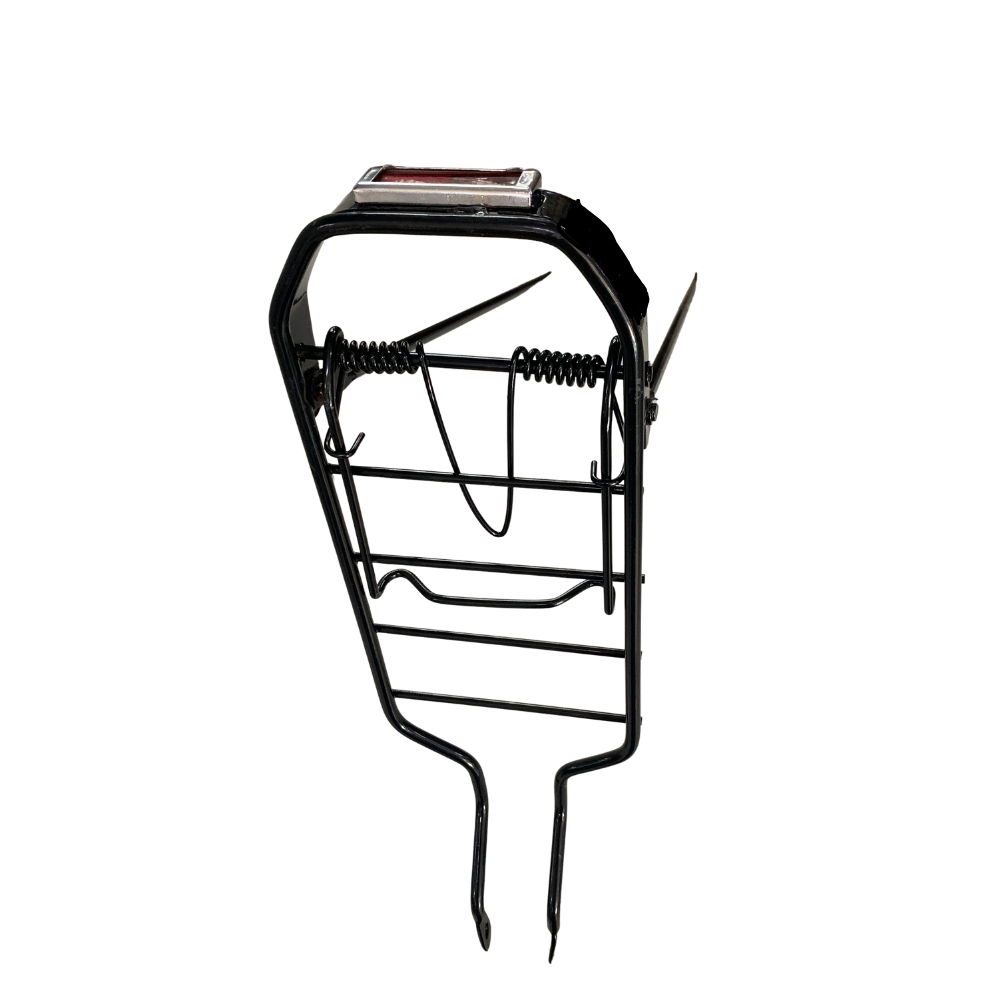 Aftermarket Rear Bicycle Carrier + Reflector Black
