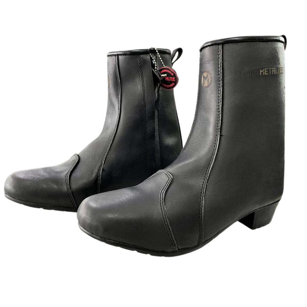 MC Auto: Metalize Ladies MTZ-926 Black Boots