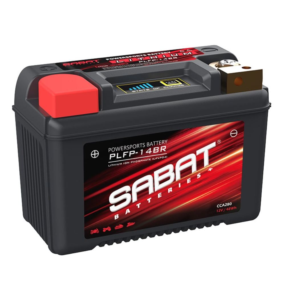 Sabat Lithium Battery PLFP-14BR - Motorcycle Battery