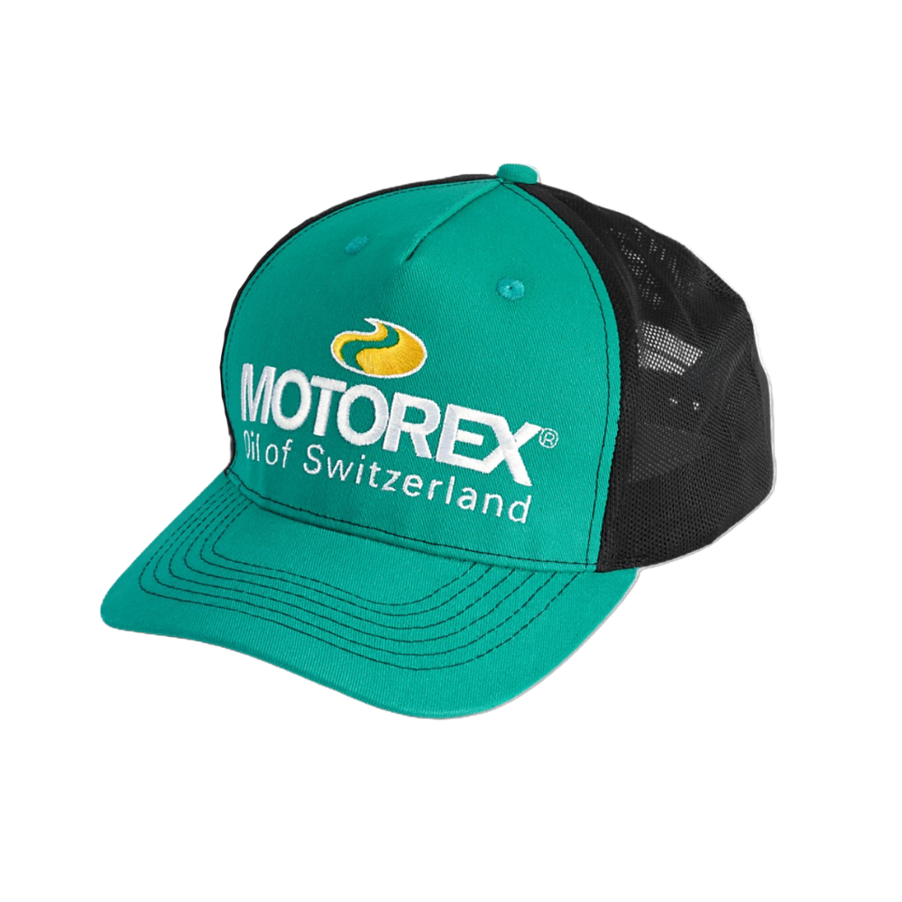Motorex Black/Teal Trucker Cap