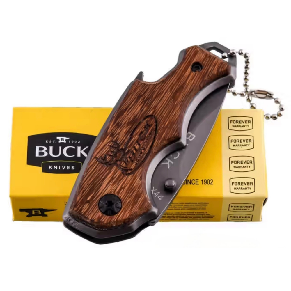 BUCK X44 WOODEN SMALL POCKET KNIFE