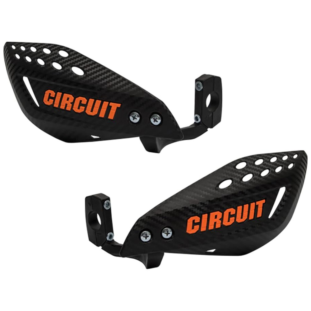 Circuit Equipment Carbon/Orange Handguards