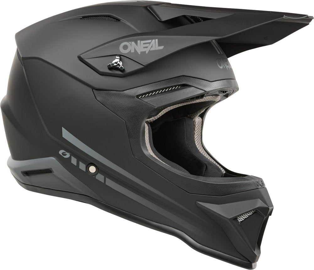 O'Neal 1S V.25 Solid Black Helmet