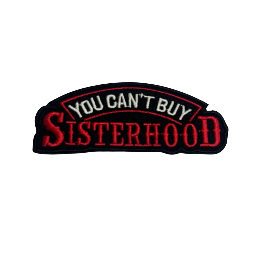 Motorcycle Waistcoat Patch - You Cant Buy Sisterhood