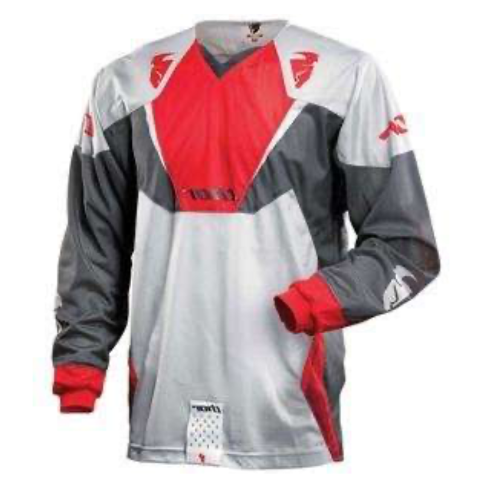 MC Auto: Thor AC Vented Red/Charcoal Jersey