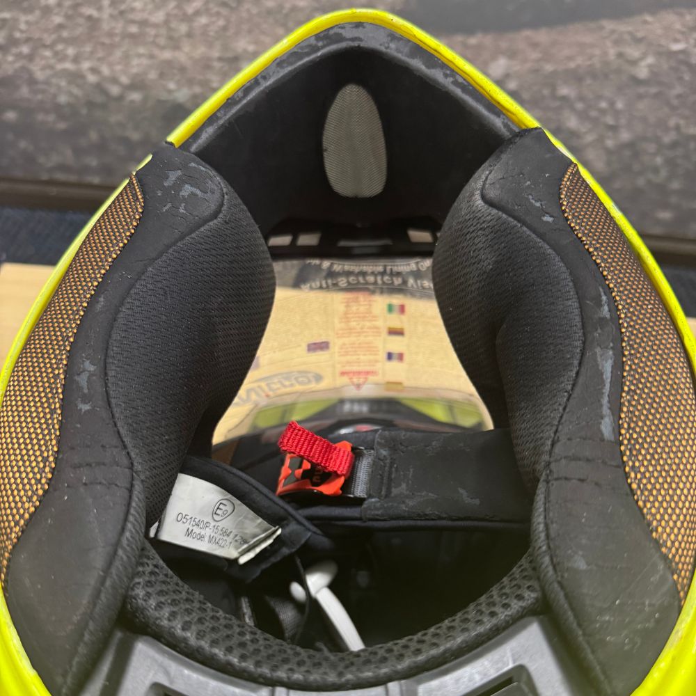 Pre-Loved (USED) Nitro MX450 Fluo Yellow Helmet -(S)