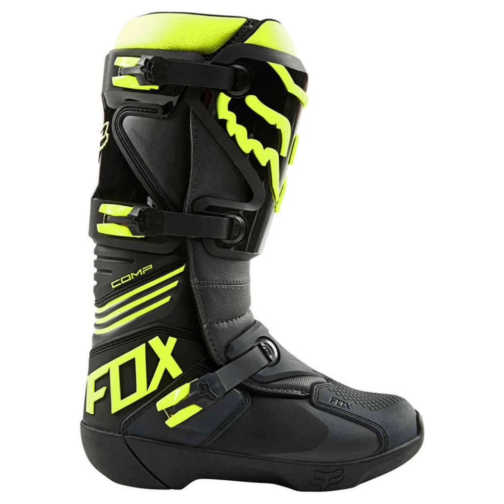 MC Auto: Fox Comp Black/Yellow Boots