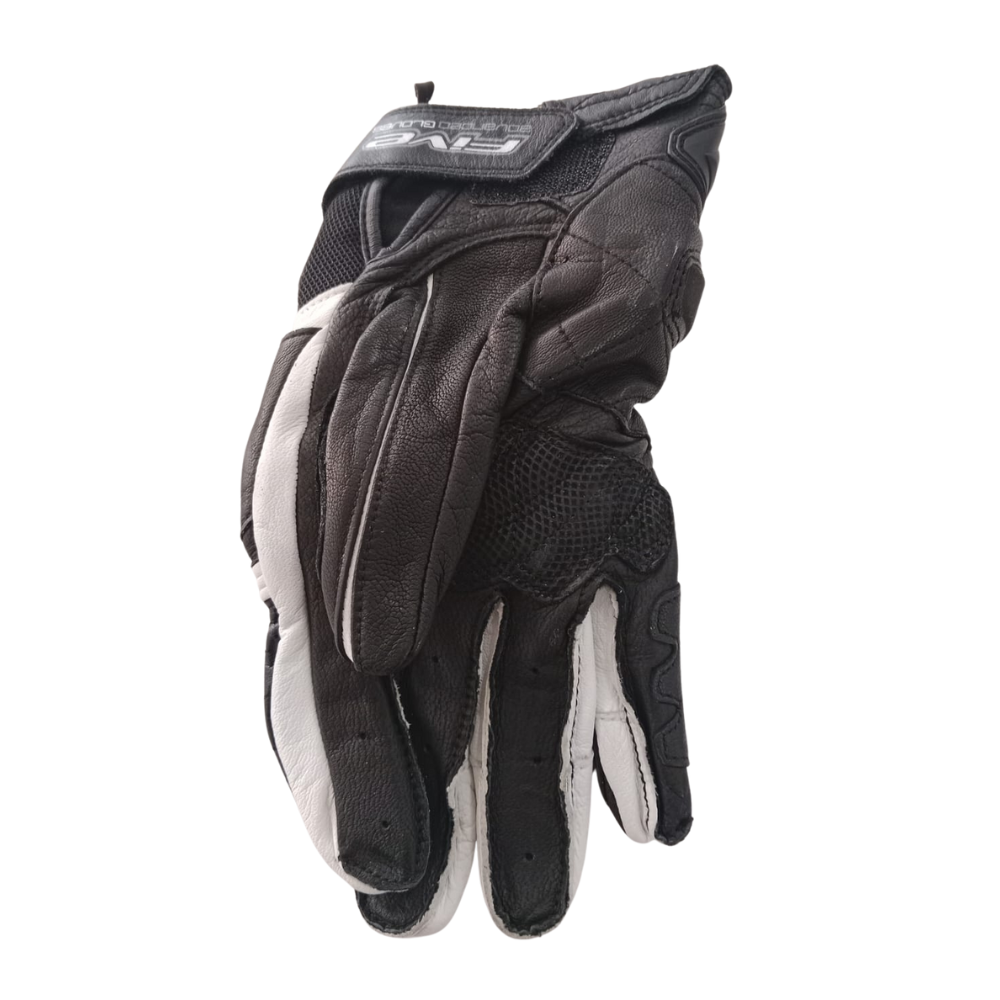 Five Gloves X-Rider Black/White Motorcycle Gloves