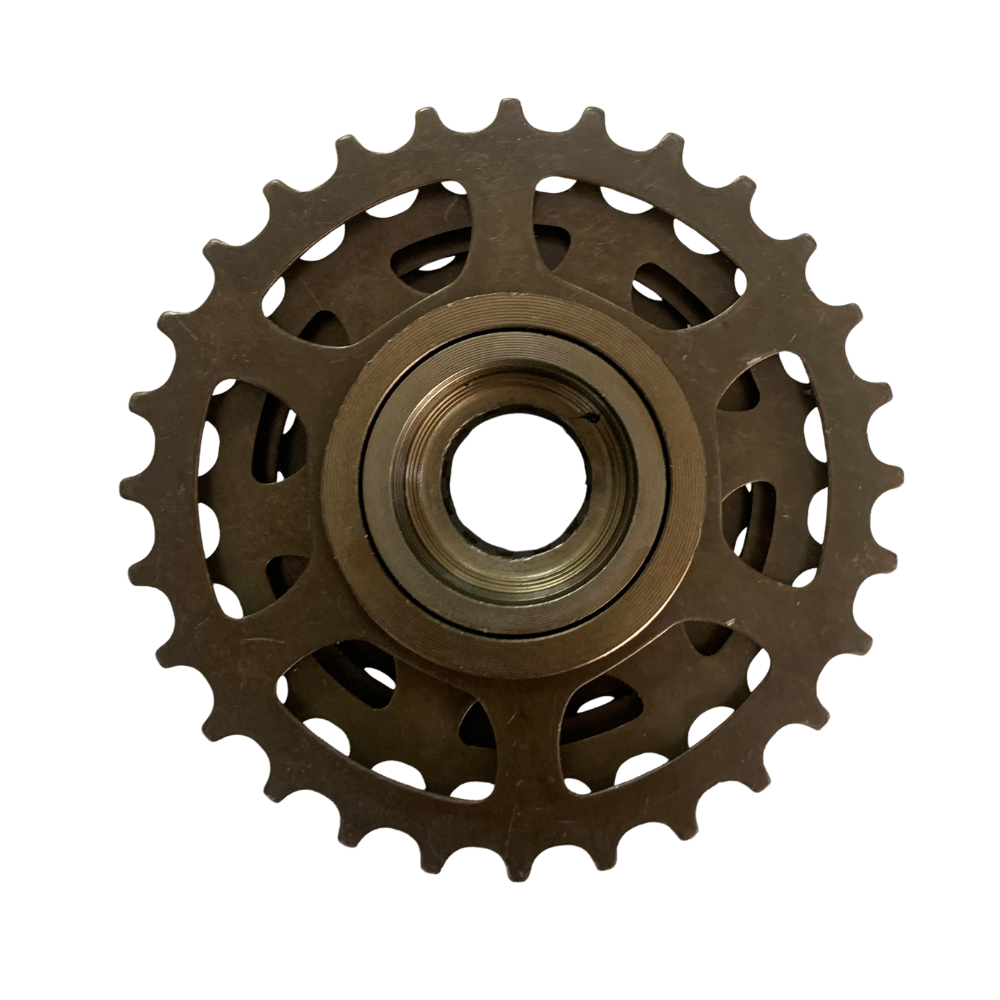 Saiguan 14-28T DER Bicycle Cluster Brown