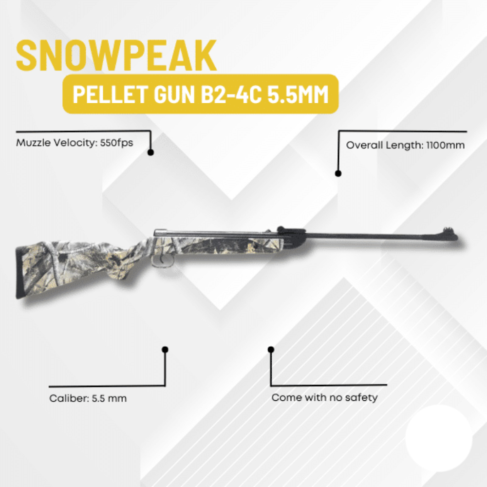 Snowpeak B2-4C Camo 5.5mm Air Rifle