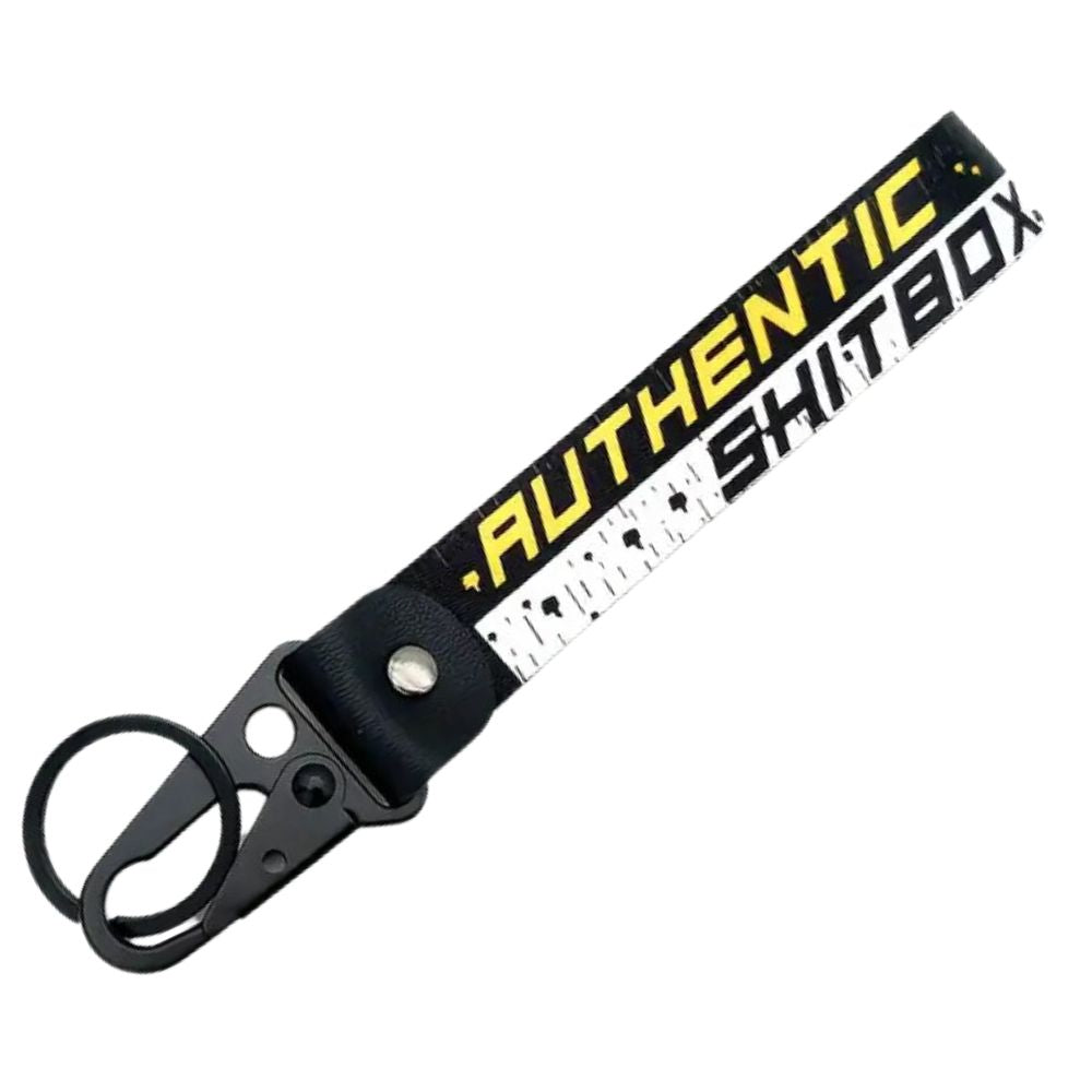 MCA Motorcycle Authentic Shitbox Key Ring