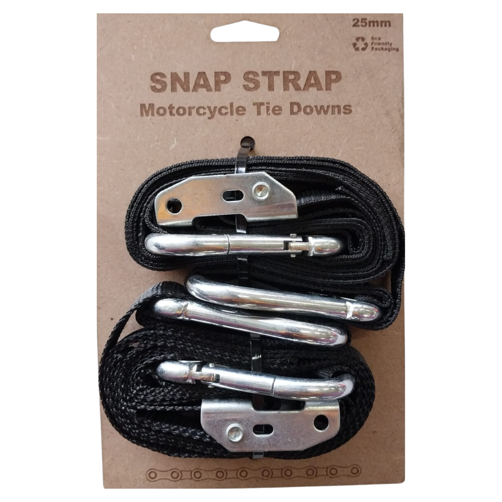 Snap Strap Soft Loop 25mm Motorcycle Tie Downs