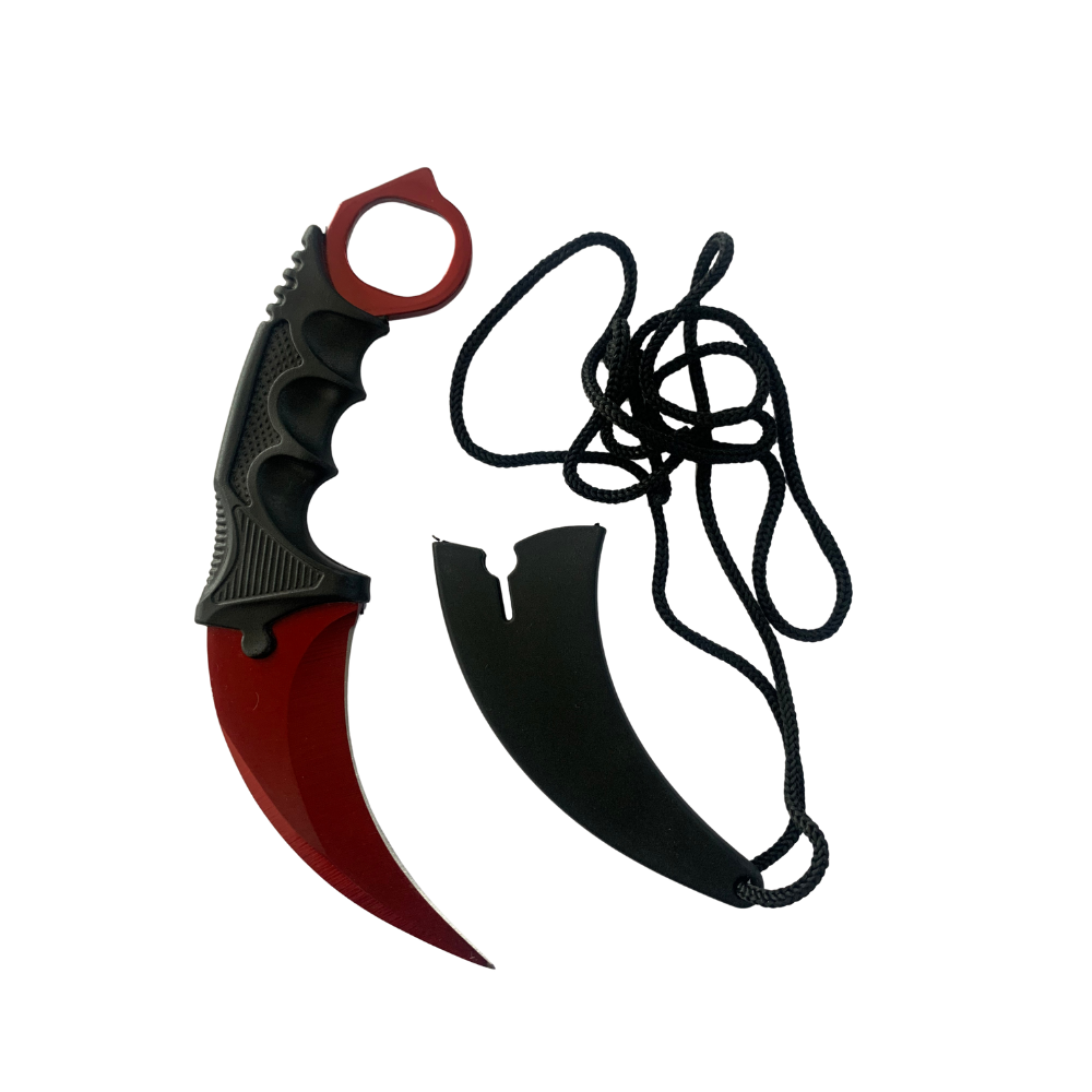 KARAMBIT SELF DEFENCE KNIFE RED