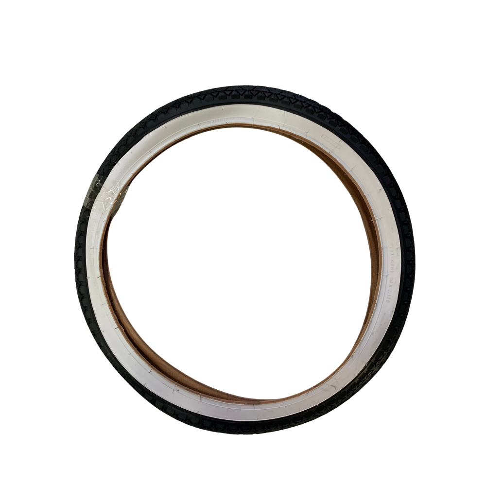 Wanda P123 White Wall Bicycle Tyre - 20x2.125
