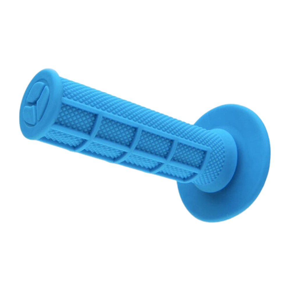 Tag Metals Half Waffle Slim Cyan Grips