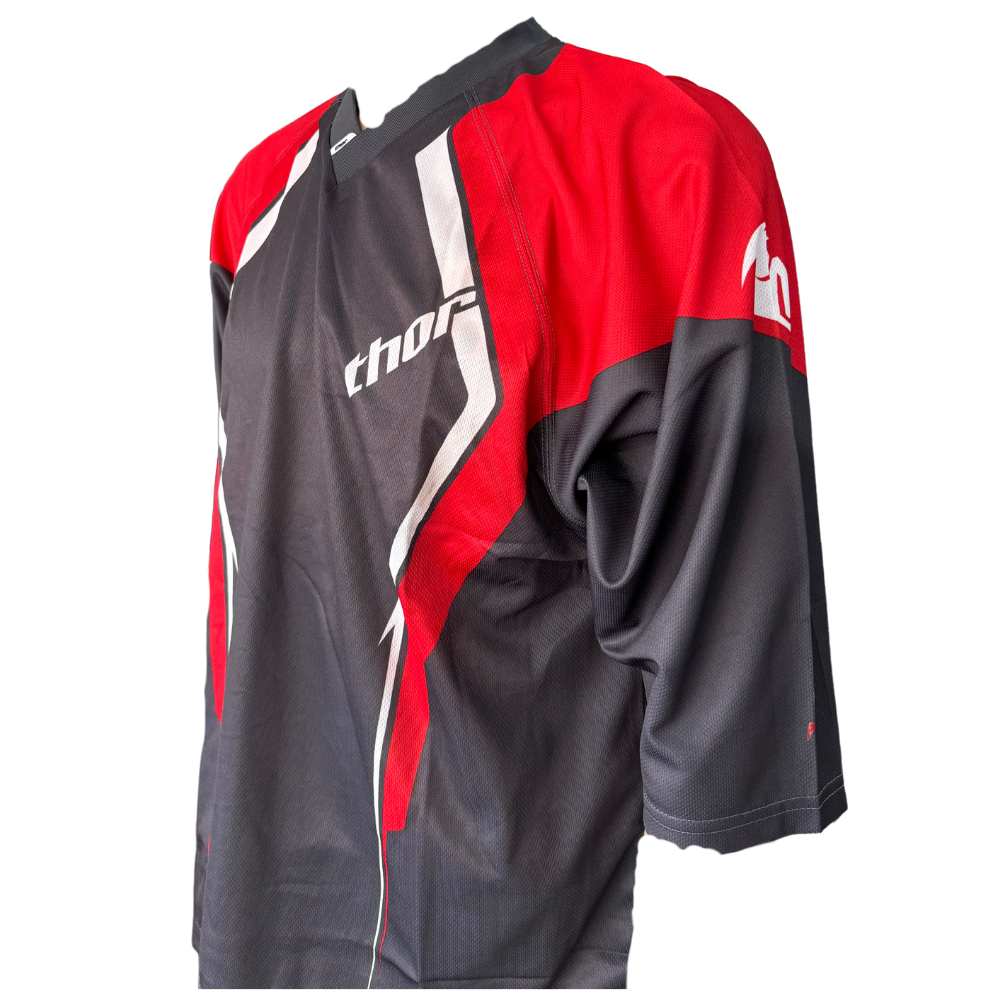 MC Auto: Thor Static Charcoal/Red Jersey