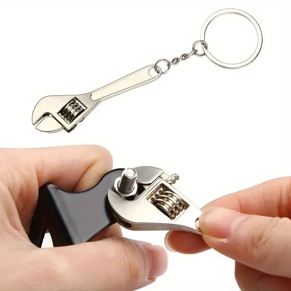 MCA Mini Silver Wrench Key Ring