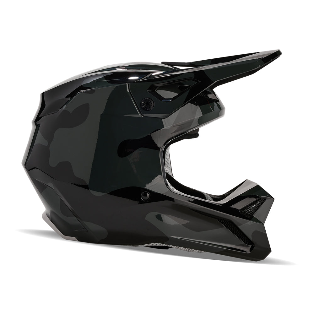 Fox V1 BNKR Black/Camo Helmet