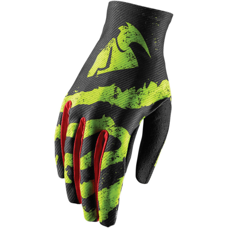 Thor Void Rampant Lime/Red Gloves