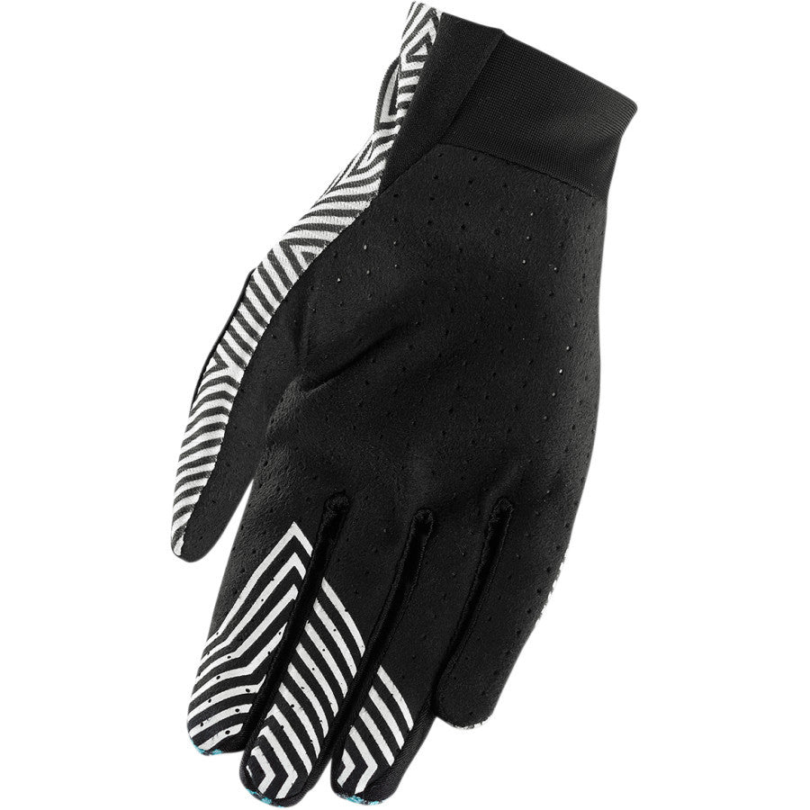 Thor Kids Void Geo Black/Teal Gloves