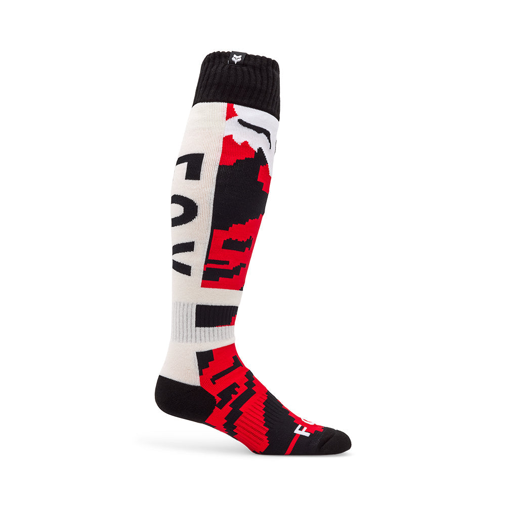 Fox 360 Kairos White/Flo Red Socks