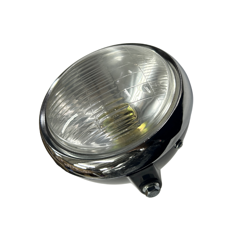 Aftermarket CGL Black Plastic HeadLight