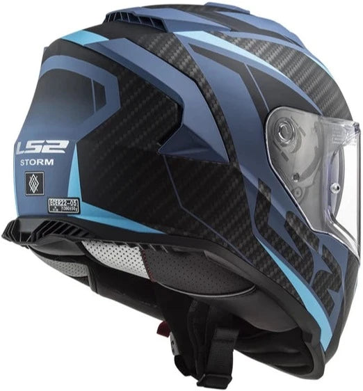 LS2 FF800 Storm II Racer Matt Blue Helmet
