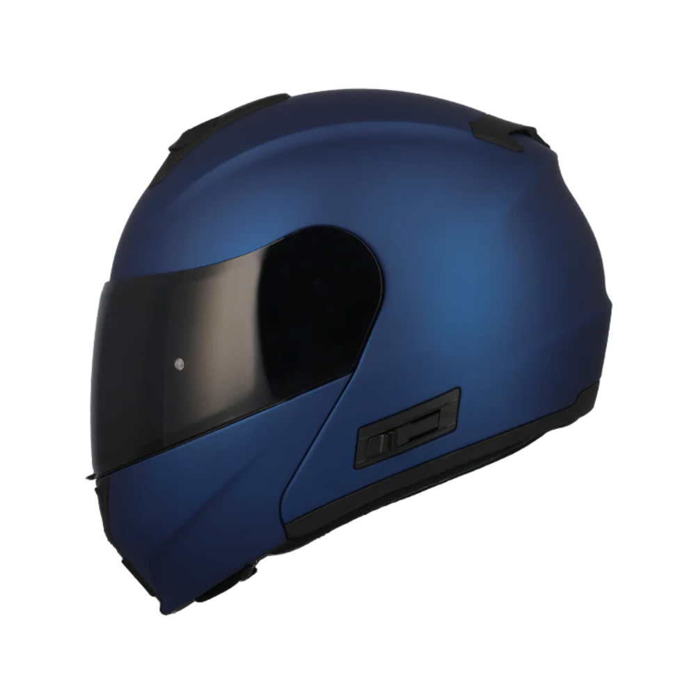 MC Auto: Spirit Fusion Metallic Blue Modular Helmet