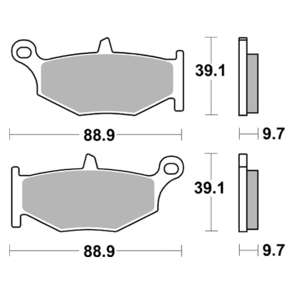 SBS 833LS Rear Brake Pads