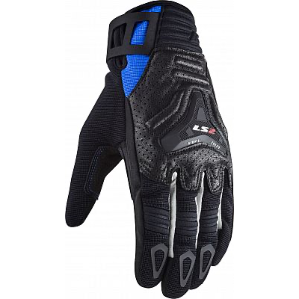 MC Auto: LS2 All Terrain Man Black/Blue Gloves