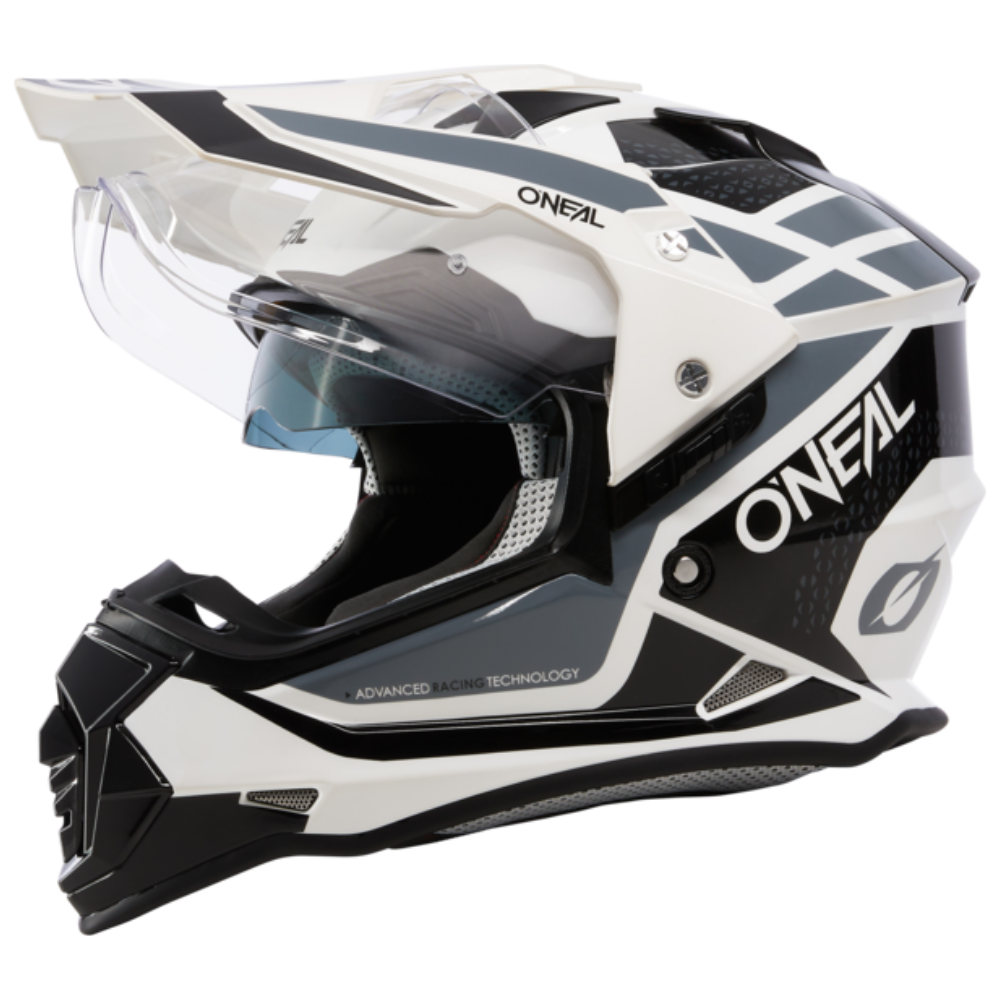 MC Auto: O'Neal Sierra R V.24 White/Black/Grey Helmet