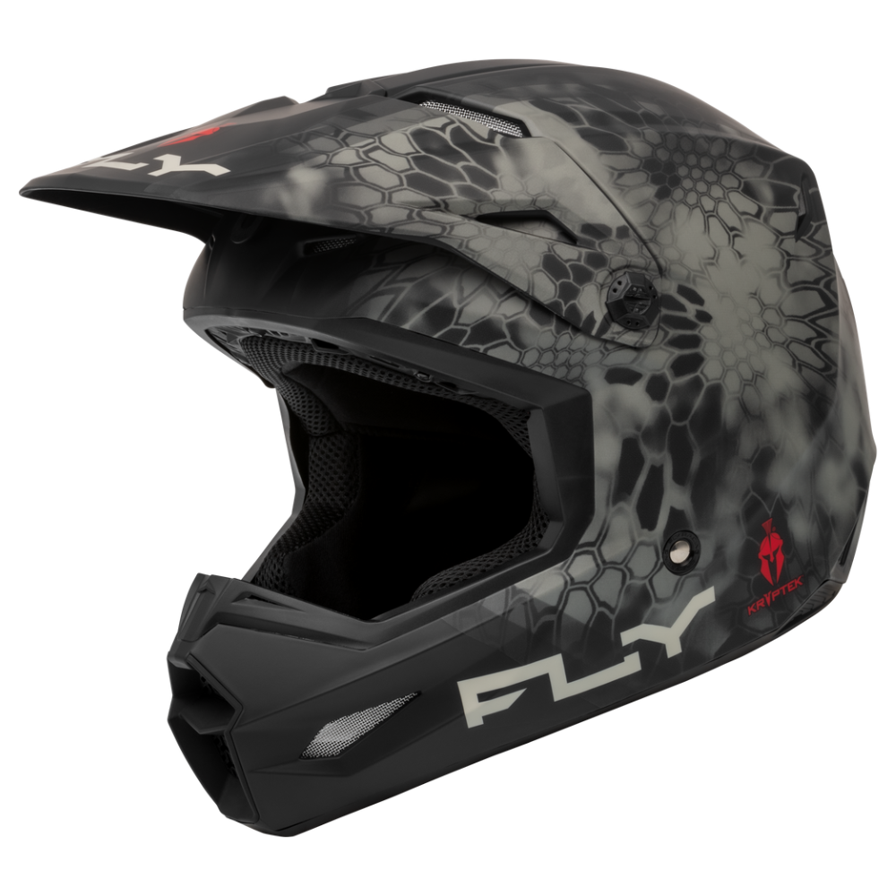 MC Auto: Fly Kinetic Kryptek S.E Matt Moss Grey/Black Helmet